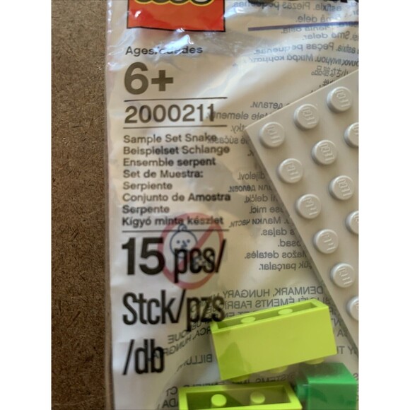 NEW - LEGO Education MoreToMath Snake 15 Pieces Stocking Stuffer B-Day Gift bag - Picture 2 of 5